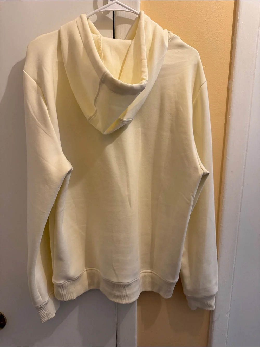 Cream Graphic Crewneck Hoodie with Dove Motif